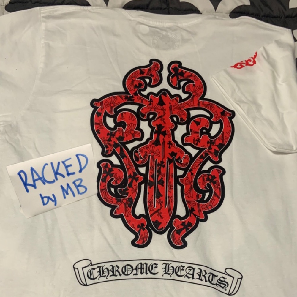 CHROME HEARTS RED DAGGER LIMITED TSHIRT
